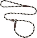 Mendota Pet Slip Leash - Dog Lead and Collar Combo - Made in The USA - Diamond Sandstone, 3/8 in x 6 ft - for Small/Medium Breeds