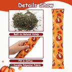 KOOLTAIL Cat Catnip Toys for Thanksgiving, 3 Pack Durable Soft Kicker Toy Filled with Natural Catnip, Interactive Bite Resistant Chew Teeth Cleaning Gift for Indoor Cats Kitten - Image 3