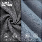 Koneseve Dog Hoodie Fleece Puppy Clothes Warm Sweater with Hat for Small Dogs Cat Hooded Shirt Kitten Pet Basic Hoodies Sweatshirt with Pocket Doggie Soft Winter Coat Apparel (Grey; L) - Image 3