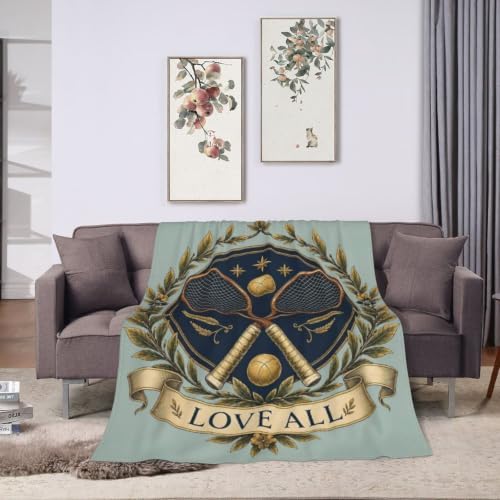 Tennis Blanket Vintage Sports Lover Throw Stuff Gifts 50"x40" - Image 6