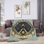 Tennis Blanket Vintage Sports Lover Throw Stuff Gifts 50"x40" - Image 6