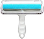 Roller Pet Hair Remover and Reusable Lint Roller - Cat and Dog Hair Remover for Furniture, Carpet, Clothes, Bedding and Car Seats- Lightweight, Multi-Surface Fur Removal Tool (Blue)