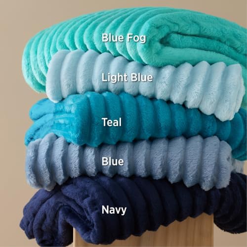 Bedsure Soft Blue Throw Blanket for Couch Decor Gifts 50"x70" - Image 6