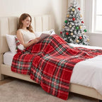 Gogreen Cozy Printed Throw Christmas Blanket - 300 GSM Fleece Throw Size for Home Decoration, Ultra Soft Blanket (Throw - 50" x 60") - I - Image 4