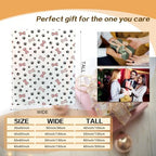 Dog Paw Blanket, Dog Paw Christmas Santa Claus Xmas Truck Blankets, Gift for Girls Dog Paw Lover, 60"x80" Soft Lightweight Plush Throw Blanket for Couch Bed Sofa Decoration - Image 2