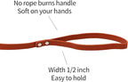 Waterproof Long Dog Leash Recall Training Lead 5 10 16 30 50 Foot for Large Medium Small Dogs Outdoor Training Walking Playing and Camping