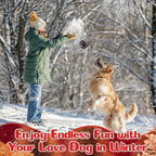 Civaner 6 Pcs Christmas Dog Toys Bulk, 2.5 Inch Squeaky Tennis Balls - Image 5