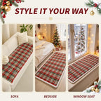 Christmas Couch Cover, Christmas Plush Sofa Cover for Dog Pet 1PC - Image 6