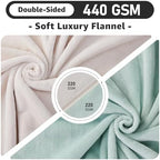 LOOBANI Waterproof Blanket for Queen Bed, Reversible Soft Flannel, 80"x90" - Image 5