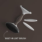 Battery-Free Fabric Shaver & Lint Brush | Ultimate Fuzz Remover Sweater Comb | Lint Remover and Depiller for Clothing & Furniture (Taupe)