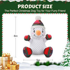 Newget Christmas Squeaky Dog Toys, Plush Dog Chew Toys with Crinkle Paper - Image 2