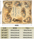 Wedding Couple Blanket Romantic Love Throw Stuff Gifts 60"x50" - Image 3