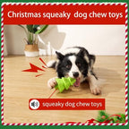 Christmas Dog Toys,Christmas Tree Shape Dog Chew Toys for Aggressive Chewers,Indestructible Tough Durable Squeaky Dog Toys,Puppy Dog Chew Toys for Small Medium Large Breed - Image 4