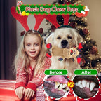 Christmas Dog Toys, Plush Squeaky Dog Toy with Crinkle Paper, Cute Christmas Puppy Toys with Cotton, Durable Interactive Dog Chew Toys for Puppy Small Medium Large Breed - Image 4