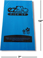 900 Pet Waste Disposal Dog Poop Bags, Z Pickup Bag Blue Clean Up | heavy duty, leak proof, 7"x12", puppy training, dog walking, ez pick up bags