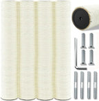 4PCS Cat Scratching Post Replacement, 15.7in Cat Tree Parts with M8 Screws by SIYIPURR