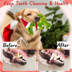 Christmas Plush Dog Squeaky Toys, Xmas Interactive Tough Chew Toys - Image 5