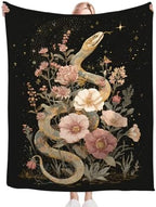 Golden Snake Blanket Snake Throw Stuff Gifts for Girls 60"x50" - Image 4