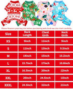 PET SHOW 4 Pack Christmas Velvet Dog Pajamas for Medium Dogs - Image 2