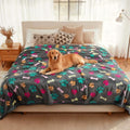 Luciphia Waterproof Dog Blanket Reversible Sherpa Fleece for Large Dogs Cat by luciphia