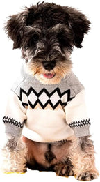 Dog Sweater for Small Dogs, Designer Dog Clothes, Luxury Pawda, Soft Knit | Designer dog clothes for small dogs with soft knit comfort, luxury styling and easy pullover fit for Yorkies in cold weather.