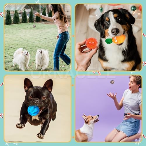 Dog Advent Calendar, 2026 24 Days Pet Toy Christmas Countdown Calendar with Chew Ropes Toys Squeaky Balls Teething Toys for Xmas Small Puppy Terrier - Image 7