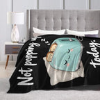 Sleepy Toaster Blanket Throw Gift for Girls Women 60"X50" - Image 6