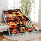Bowling Blanket Bowling Throw Blanket Gifts for Bowling Lovers Women Men Boys Girls Kids Adults Super Soft Cozy Plush Fluffy Fuzzy Fleece Blanket Home Decor 40''X50'' - Image 6