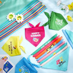 100 Pcs Dog Bandana Bulk with Sayings Summer Pet Triangle Scarf Bibs Washable Puppy Kerchief Adjustable Grooming Supplies for Small Medium Large Dog Cat Costume Accessories - Image 5