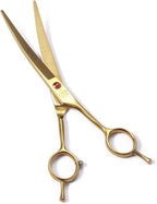 Professional Dog Grooming Scissors Set, 7 Inch/8 Inch Pet Grooming Scissors Chunkers Shears for Dog, Curved Dog Grooming Scissors, Thinning Shears for Dog with Grooming Comb | Pet Grooming Chunkers Shears for Dog, Curved Dog Grooming Scissors, Thinning...