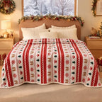 Luciphia Waterproof Blanket for Twin Bed Reversible Fleece Couch Cover by luciphia