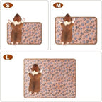 1 Pack 3 Blankets for Dog Puppy Cat (Small 23x16'', White, Pink, Blue) - Image 2