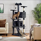 Yaheetech 70in Multi-Level Sturdy Cat Tree, Condo, Sisal Scratching Posts - Image 2