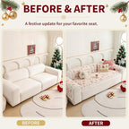 Christmas Couch Cover, Christmas Plush Sofa Cover for Dog Pet 1PC - Image 3