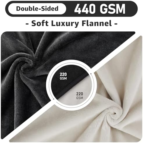 LOOBANI Waterproof Dog Blanket for Small Dogs, Pet Blanket 30" x 40", Black - Image 3