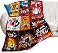 Bowling Blanket for Bowling Fan Kids Throw Stuff Gifts 60"x50" by Unknown