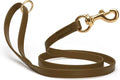 Viper Biothane K9 Working Dog Leash Waterproof Lead for Tracking Training Schutzhund Odor-Proof Long Line with Solid Brass Snap for Puppy Medium and Large Dogs 4ft, Coyote Brown
