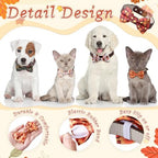 Reginary 50 Pcs Dog Bow Ties Pet Collar Attachment Autumn Style - Image 3