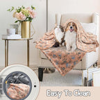 Rezutan Blanket for Large Dogs & Cats Soft Reversible Cute Paw 40"x31" - Image 7