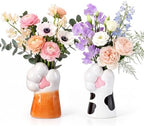 Remerry 2 Pcs Ceramic Cat Paw Vase for for Cat Lovers, Christmas Home Decor by Remerry