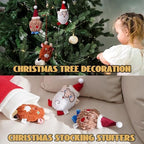 Nocciola 3 PCS Christmas Dog Toys, Santa Claus, Reindeer and Gingerbread Man Crinkle Dog Squeaky Toys, Cute Stuffed Puppy Toys,Perfect Christmas Toys for Small Medium Dogs - Image 5