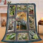 Lizard Blanket for Girls Women Boys Men Adults Kids Soft Cozy Fleece Iguana Reptile Lovers Throw Blankets Gifts Warm Flannel Plush Stuff Lightweight Decorative for Couch Bed Sofa 50"X40" by Unknown