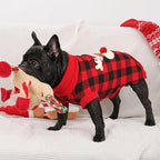 Dog Christmas Sweater Cute Dog Christmas Outfit with 3D Reindeer Pattern Soft Warm Turtleneck Knitted Pet Clothes Cold Weather Puppy Clothes for Small Medium Large Dogs Cats - Image 6