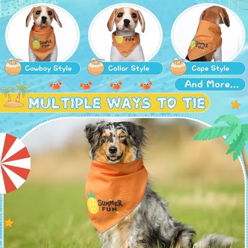 100 Pcs Dog Bandana Bulk with Sayings Summer Pet Triangle Scarf Bibs Washable Puppy Kerchief Adjustable Grooming Supplies for Small Medium Large Dog Cat Costume Accessories - Image 6