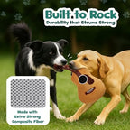 PUPROAR Guitar Dog Toy, Funny Plush Squeaky Puppy Gift, A Birthday Dog Toy & Unique Present for Small, Medium & Large Breeds - Image 4