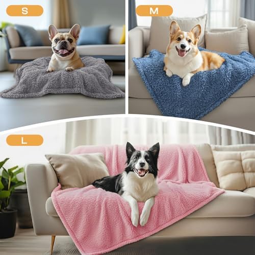 Luciphia 3 Pack Soft Sherpa Fleece Blankets for Dogs Cats Puppies,41"x31" - Image 4