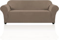 Stretch Sofa Cover Slipcover 1-Piece, Spandex Jacquard Fabric Universal Couch Cover for 3 Cushion, Washable Non Slip Sofa Cover, Pet Friendly (XL Sofa 89"-105",Macchiato)