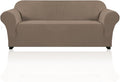Stretch Sofa Slipcover 1 Piece Sofa Cover for 3 Cushion Couch Furniture Protector/Cover Couch with Elastic Bottom Soft and Durable Sofa Cover Pet Protector (Sofa, Macchiato)