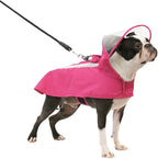 Gooby - Raincoat, Adjustable Rain Cap with See Through Visor, Pink, 2X-Large
