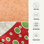 Cute Christmas Gingerbread Man Dog Cat Bed Washable Non Slip Soft Removable Cover Pet Crate Beds for Small Dogs - Image 4